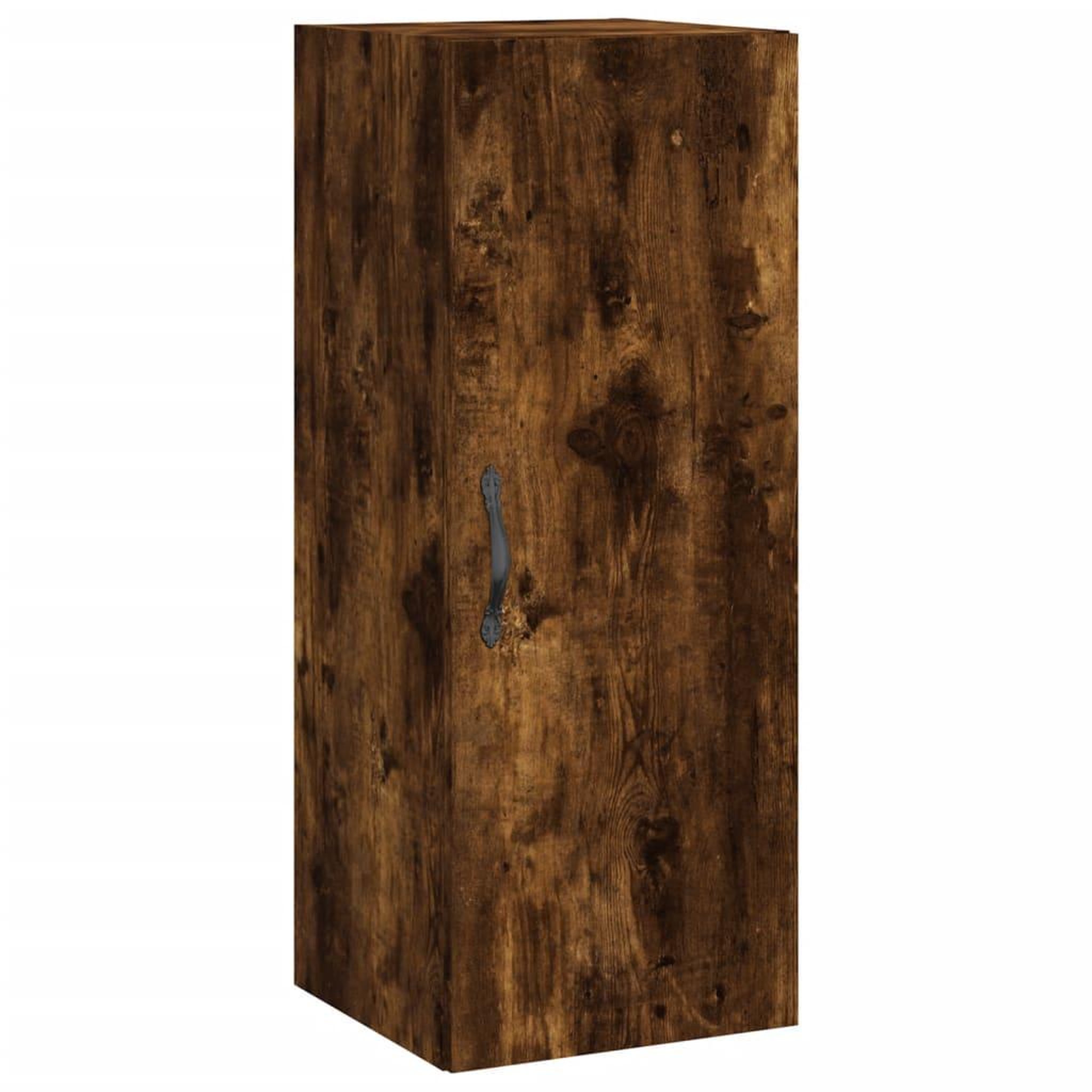 Voir la diapositive 2 : VIDAXL Armoire murale chene fume 34,5x34x90 cm bois d'ingenierie