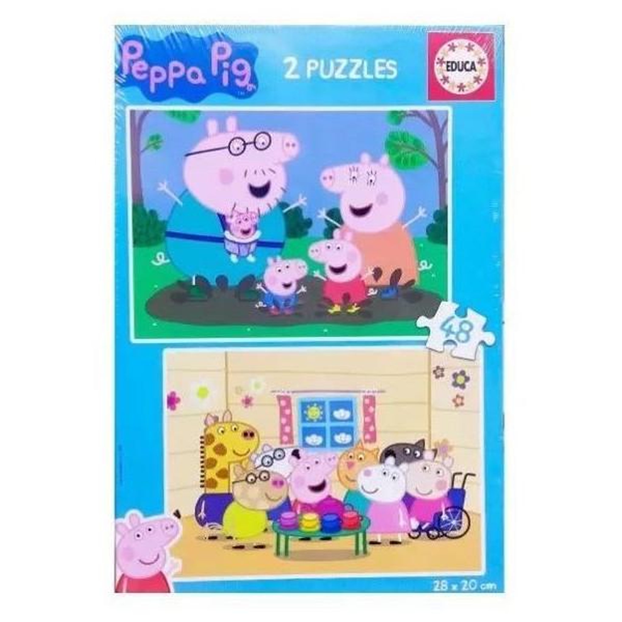 EDUCA Puzzle - educa - peppa pig - 2 x 48 pieces