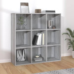 VIDAXL Armoire a livres sonoma gris 98x29x97,5 cm