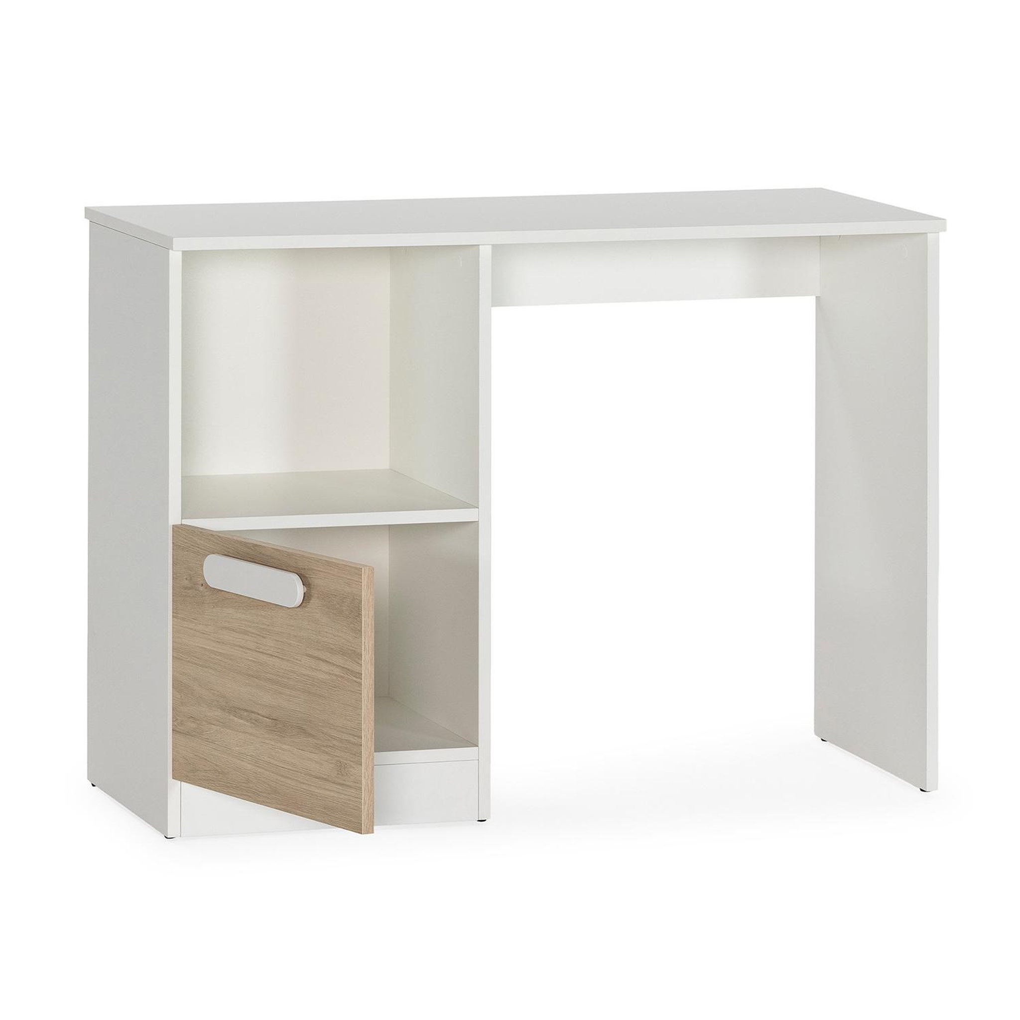 Voir la diapositive 3 : VS VENTA-STOCK Bureau Helen 1 porte couleur Blanc