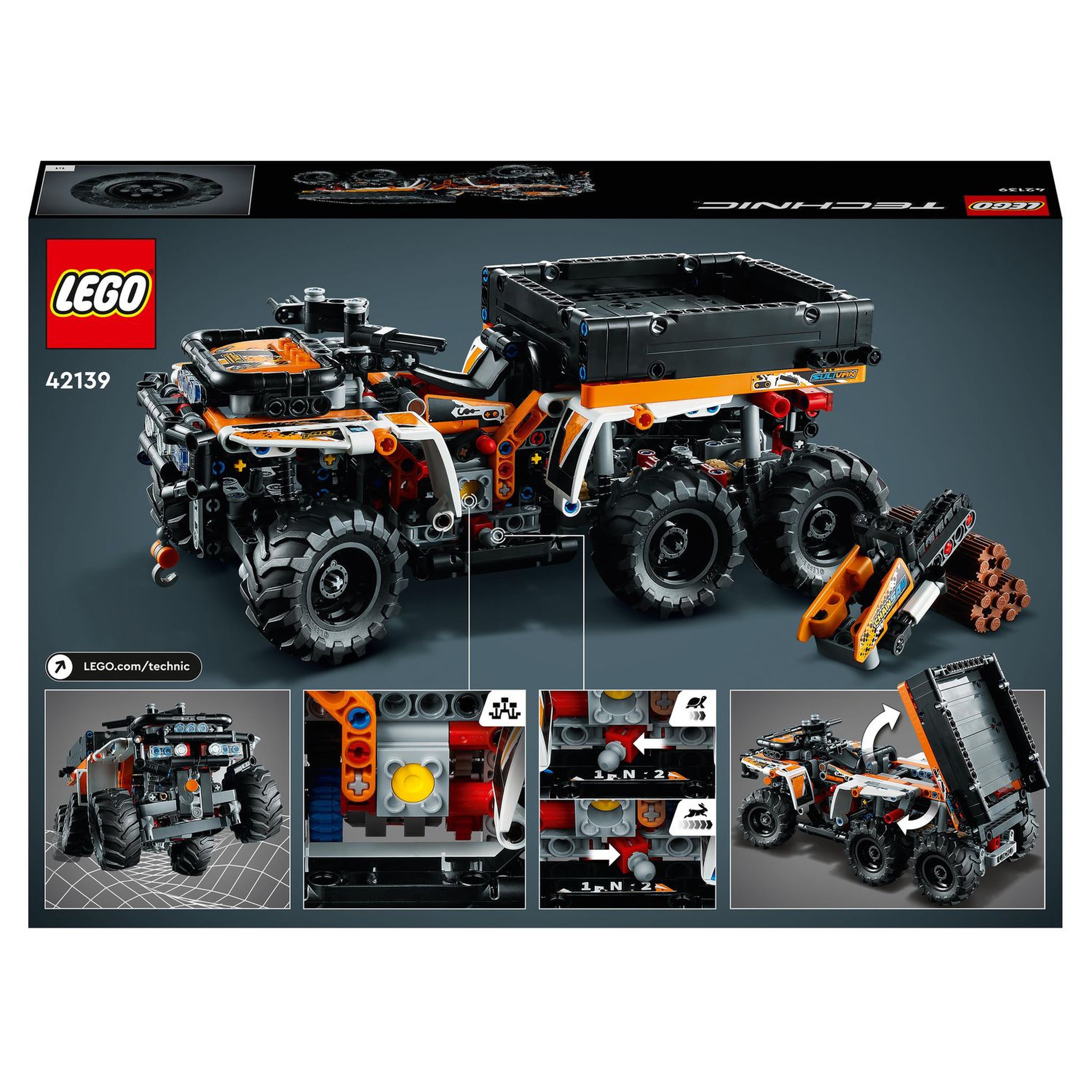 Voir la diapositive 9 : LEGO Technic 42139 Le Véhicule Tout-Terrain, Jouet Camion avec 6 Roues