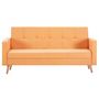 Voir la diapositive 3 : VIDAXL Canape Tissu Orange