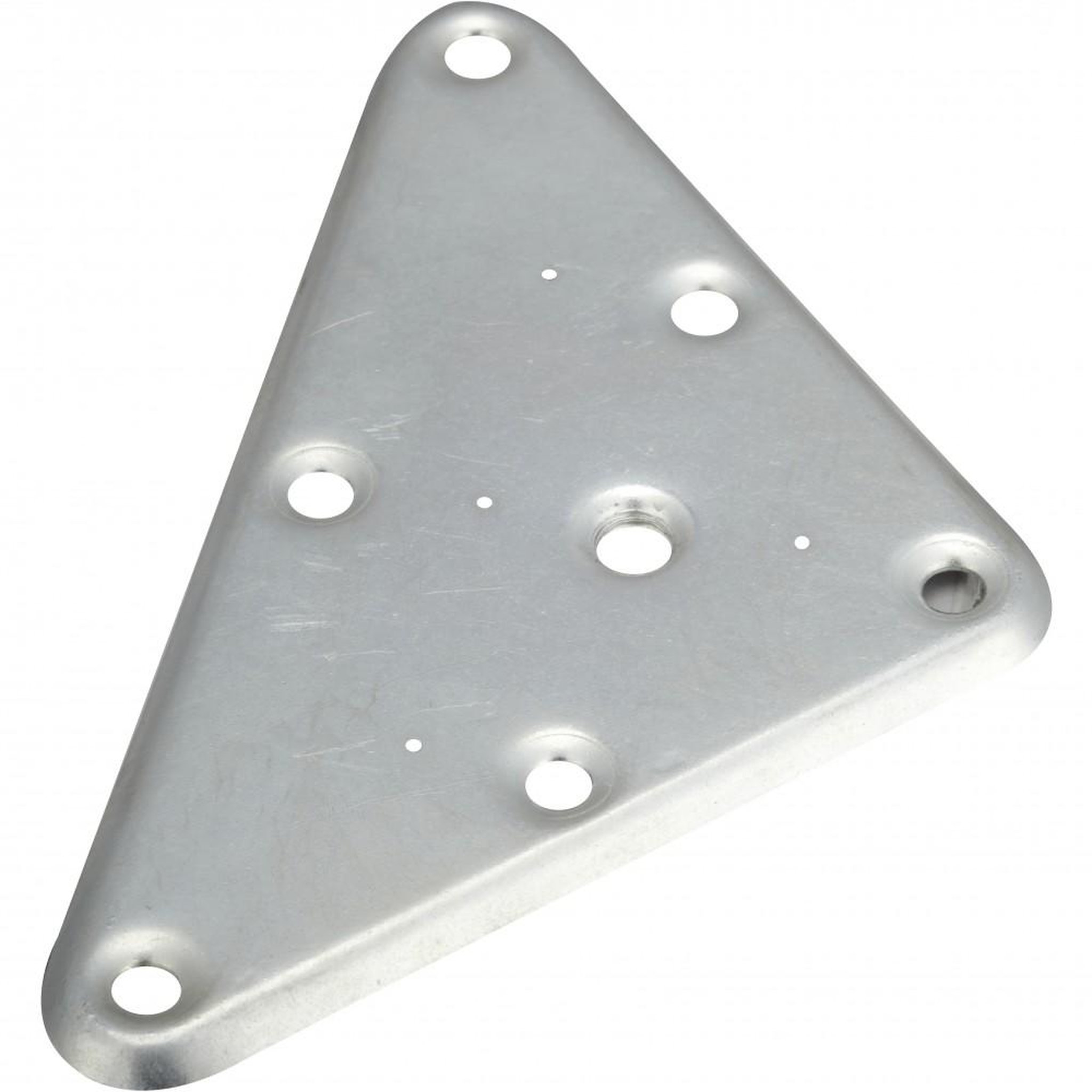 CENTRALE BRICO Plaque de montage triangulaire métal à visser, H.140 x l.80 mm