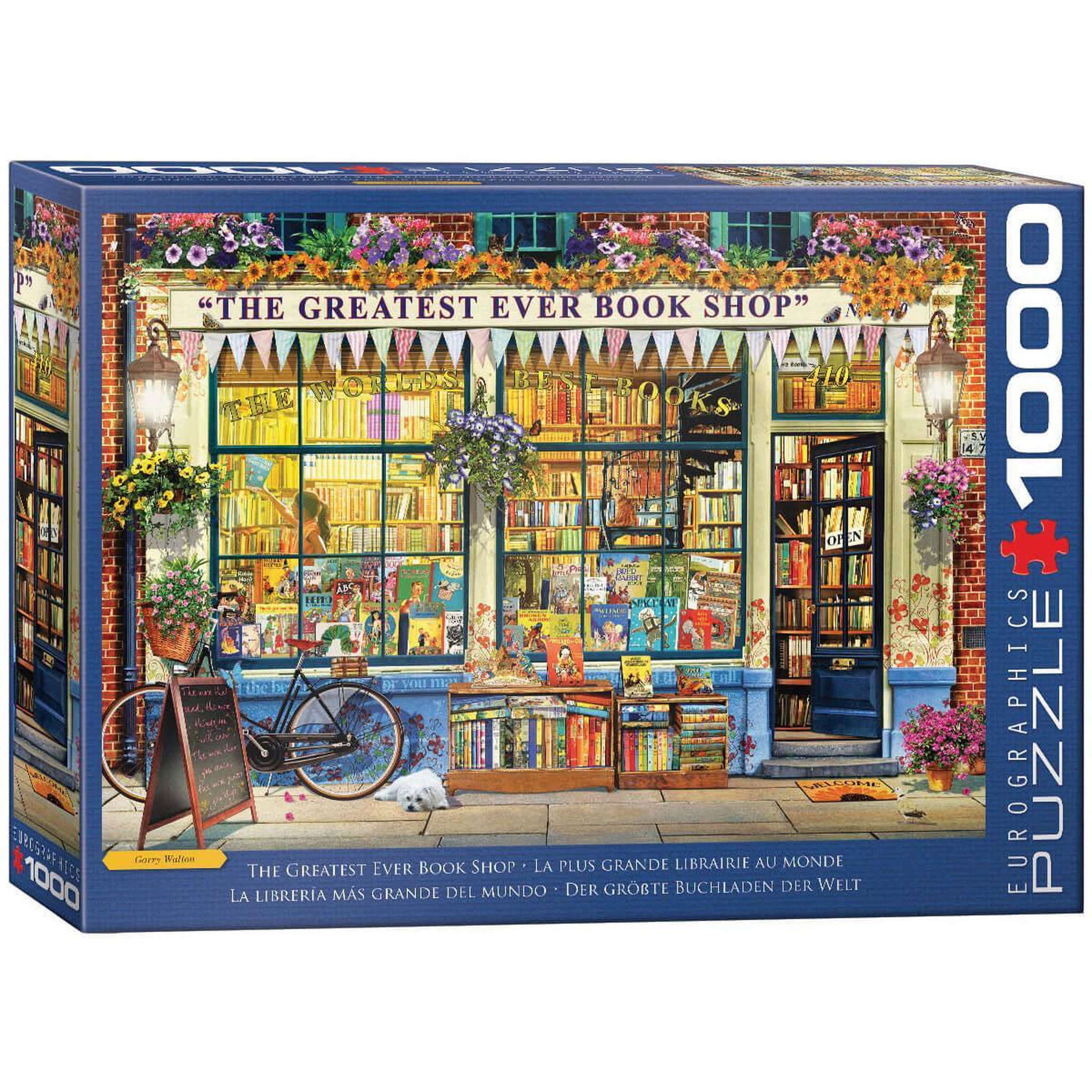 Voir la diapositive 2 : Eurographics Puzzle 1000 pièces : La plus grande librairie au monde