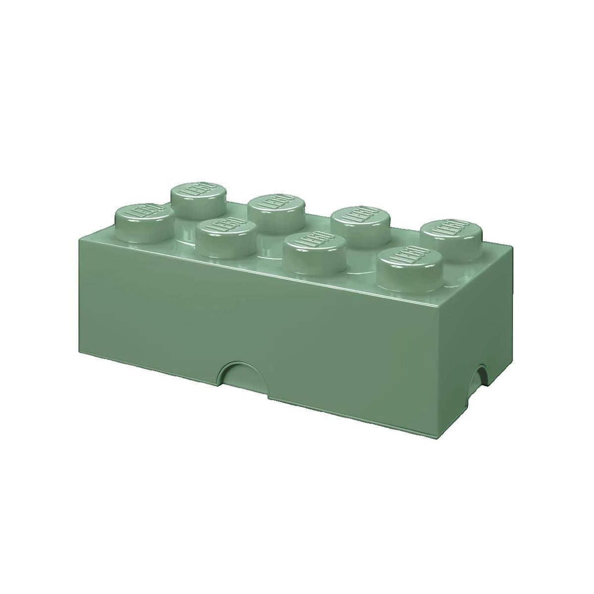 LEGO Boîte de rangement empilable LEGO vert sable