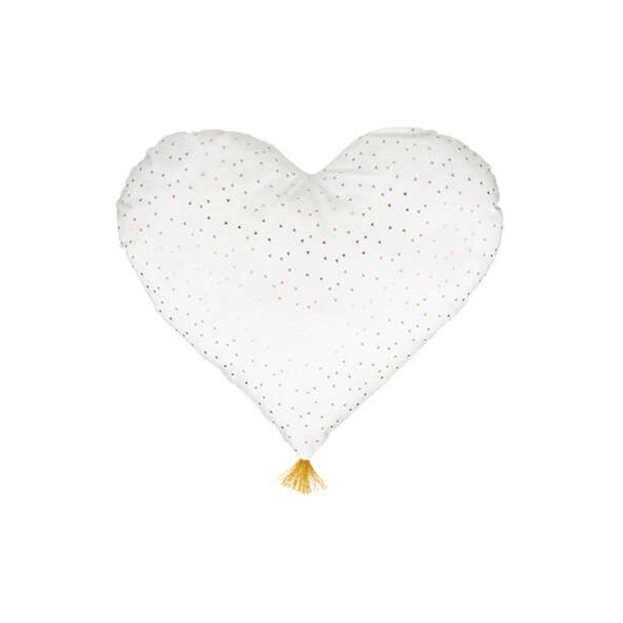 Voir la diapositive 1 : Atmosphera Kids Coussin déco enfant  cœur  40x45cm blanc