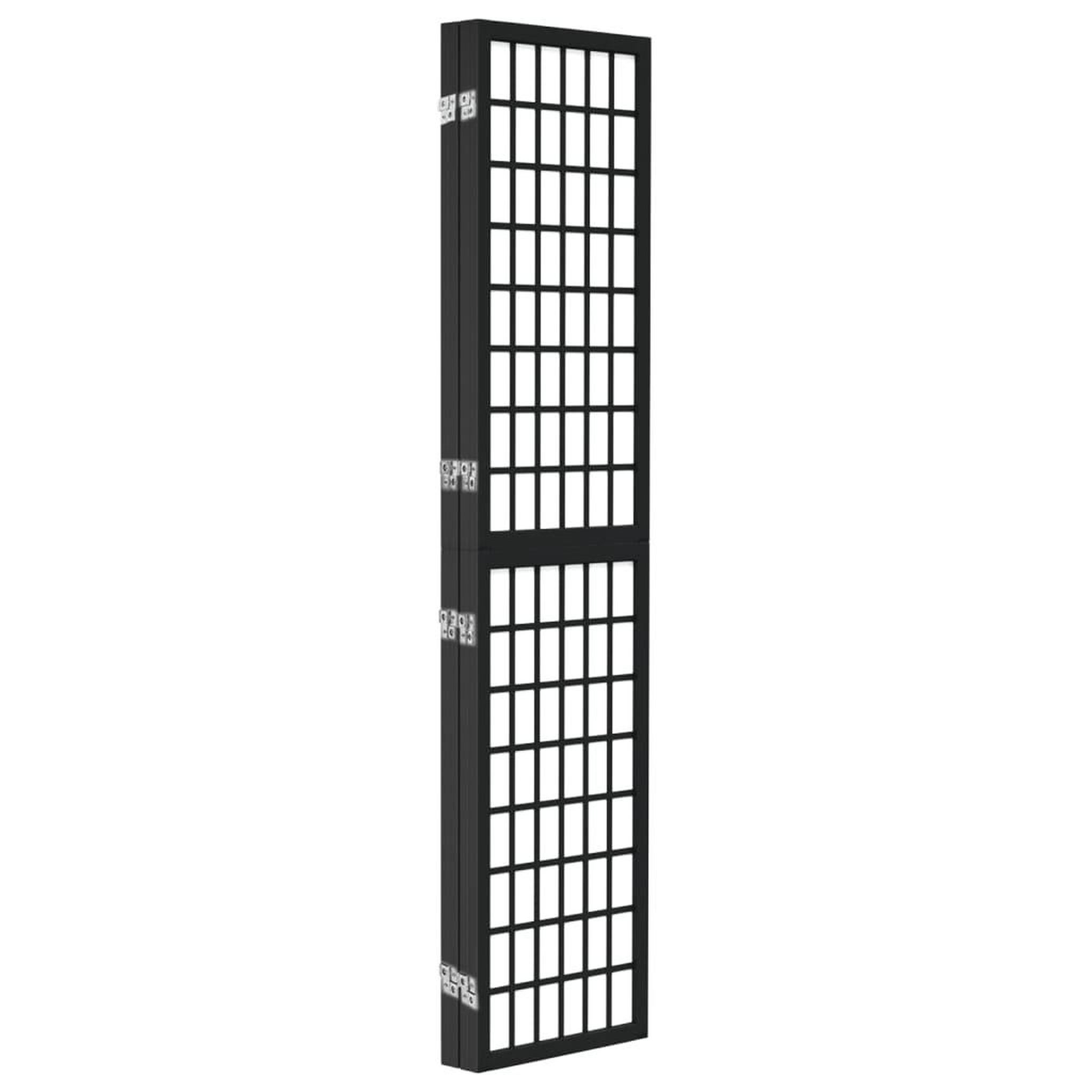 Voir la diapositive 4 : VIDAXL Cloison de separation pliable 4 panneaux 160x170 cm Noir