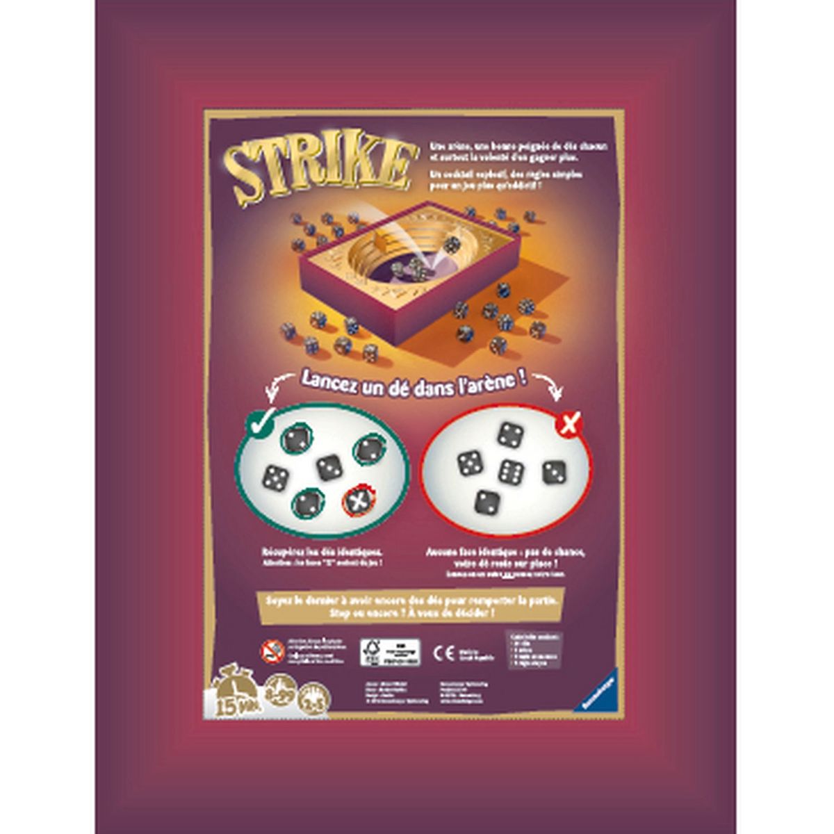 RAVENSBURGER Jeu Strike