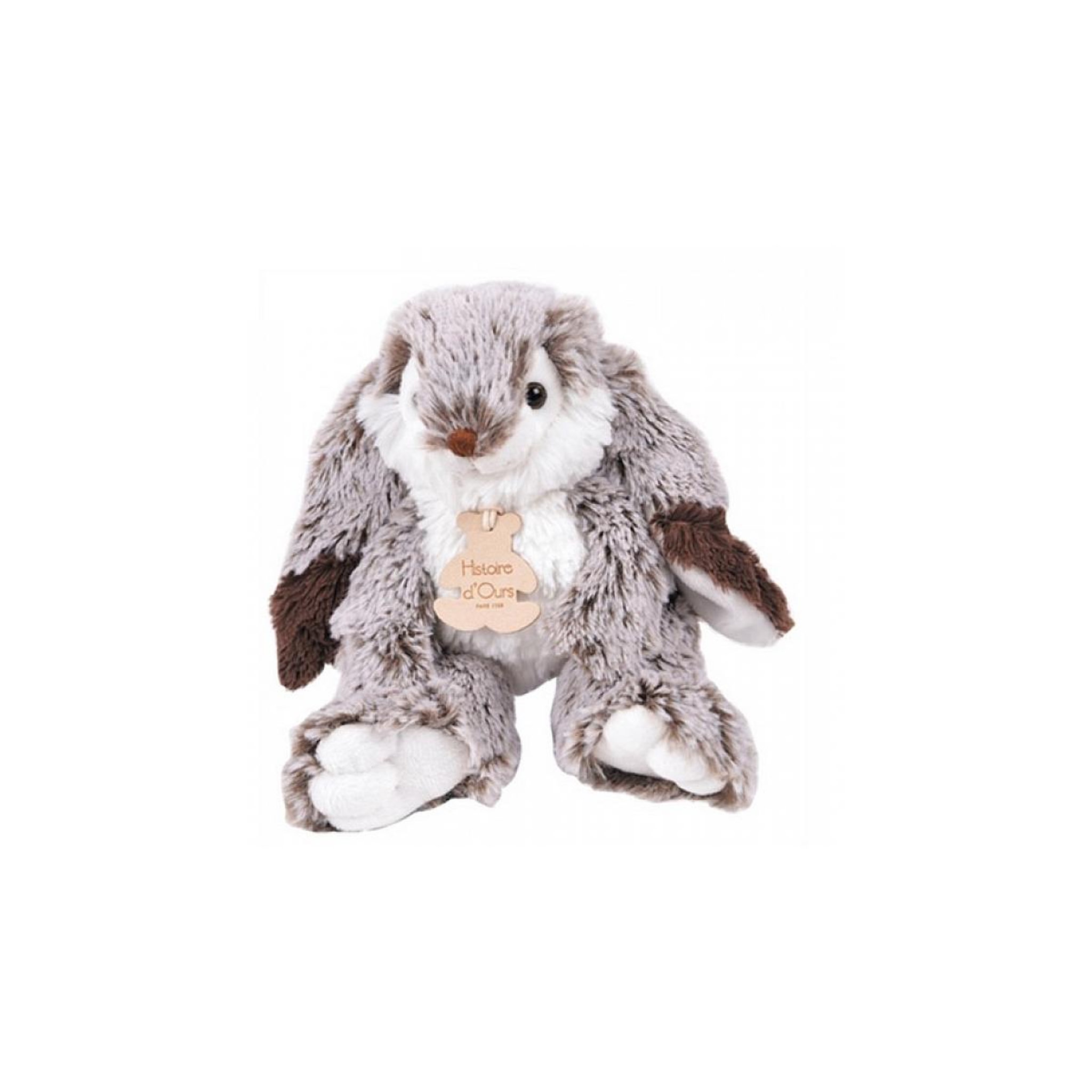 Voir la diapositive 2 : Histoire D'Ours Doudou - Lapin Marius - PM - 20 cm
