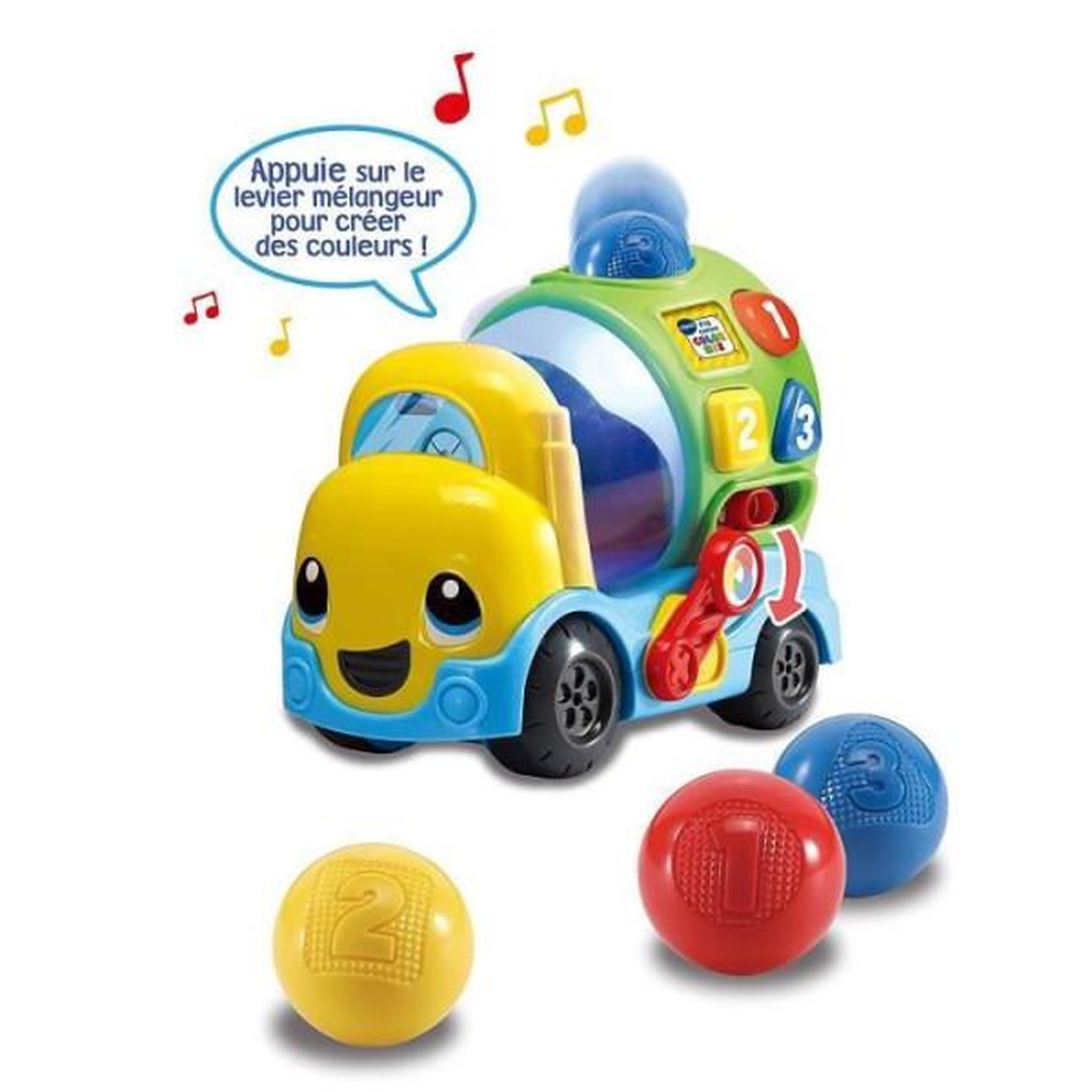 Voir la diapositive 2 : VTECH BABY VTECH BABY - P'tit Camion Color Mix - Véhicule Interactif - Garçon - 18 mois+ - Orange - Multicolore