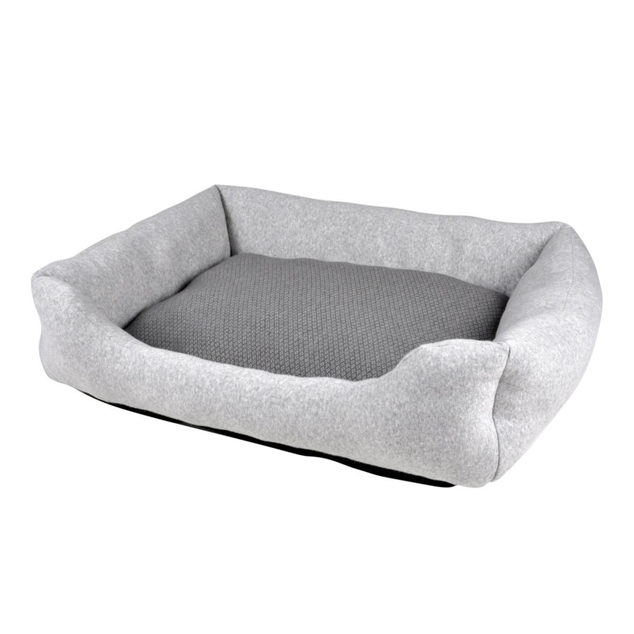 LOVE STORY Panier rectangulaire pour chien & chat  graphene  60cm gris