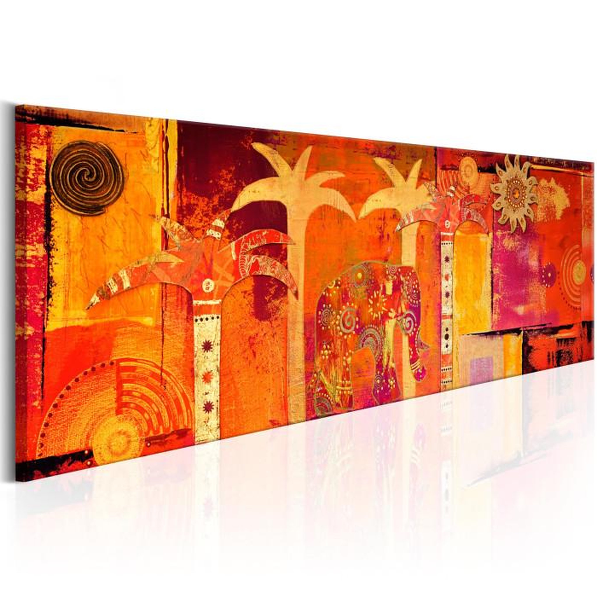 Paris Prix Tableau Imprimé  African Collage. Coloris disponibles : Multicolore
