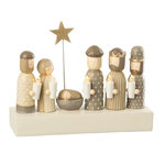 Paris Prix Crèche de Noël à LED  Glow  25cm Multicolore