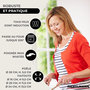 Voir la diapositive 3 : Fackelmann Set 1 poêle 28 cm en inox, 3 faitouts inox 16, 20 et 24 cm et 6 ustensiles RPET Fackelmann Eterna