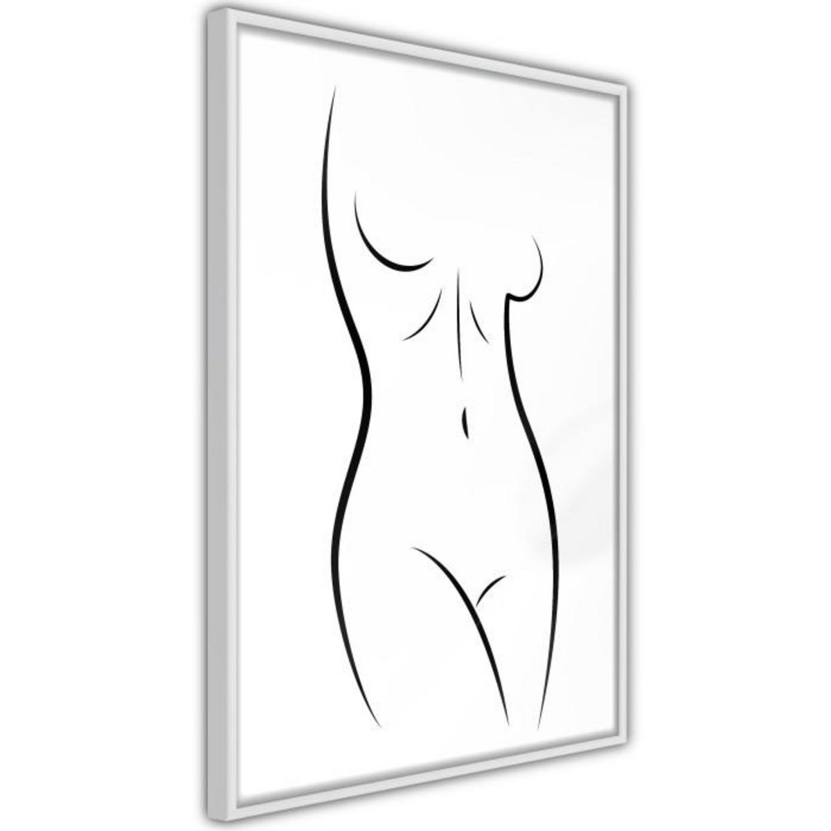 Paris Prix Affiche Murale Encadrée  Minimalist Nude