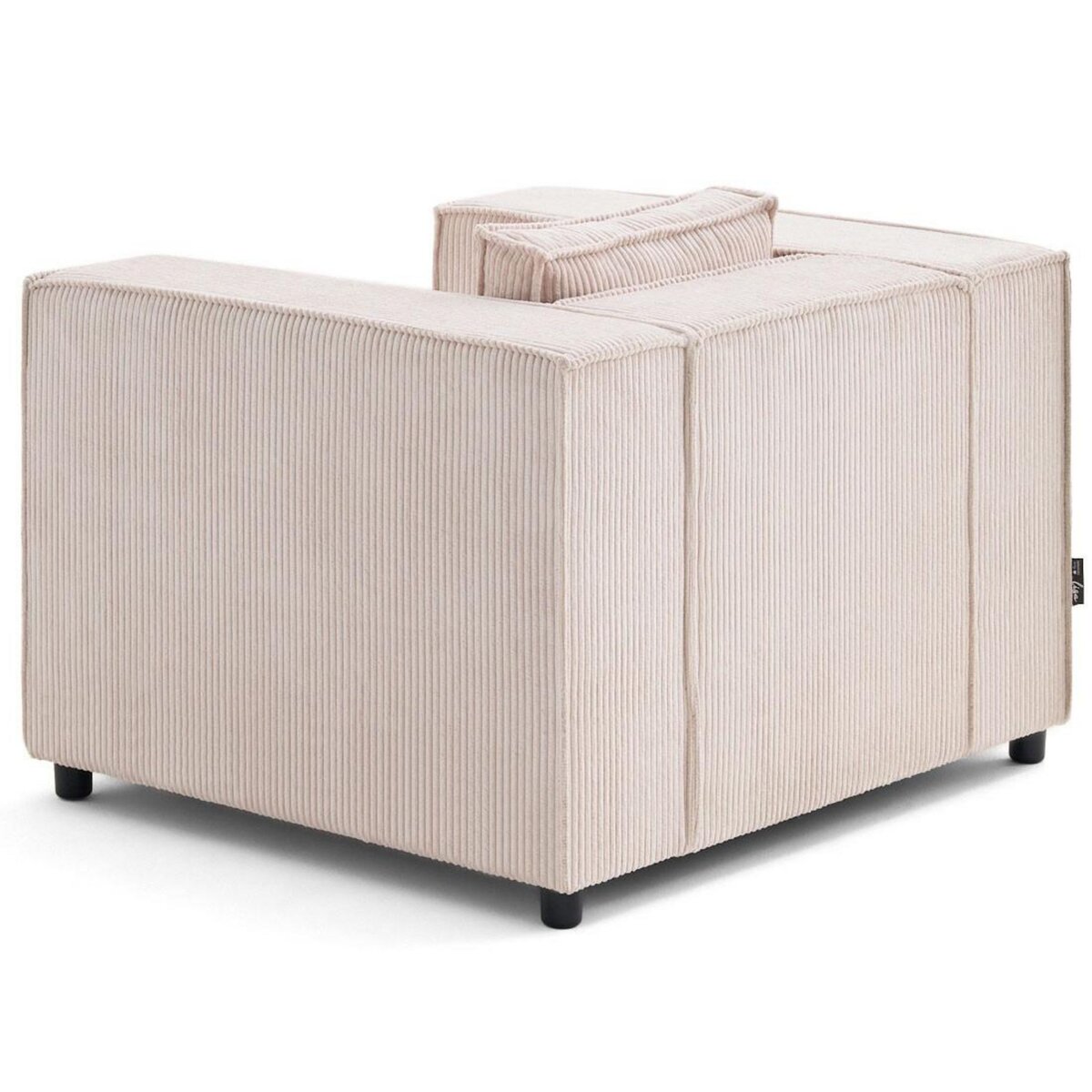 LISA DESIGN Stella - fauteuil en velours côtelé