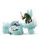 Voir la diapositive 4 : Schleich Coffret Attaque de la forteresse de glace, Tigre a dents de sabre et crocodile de combat, Schleich 42497 Eldrador Creatures, des