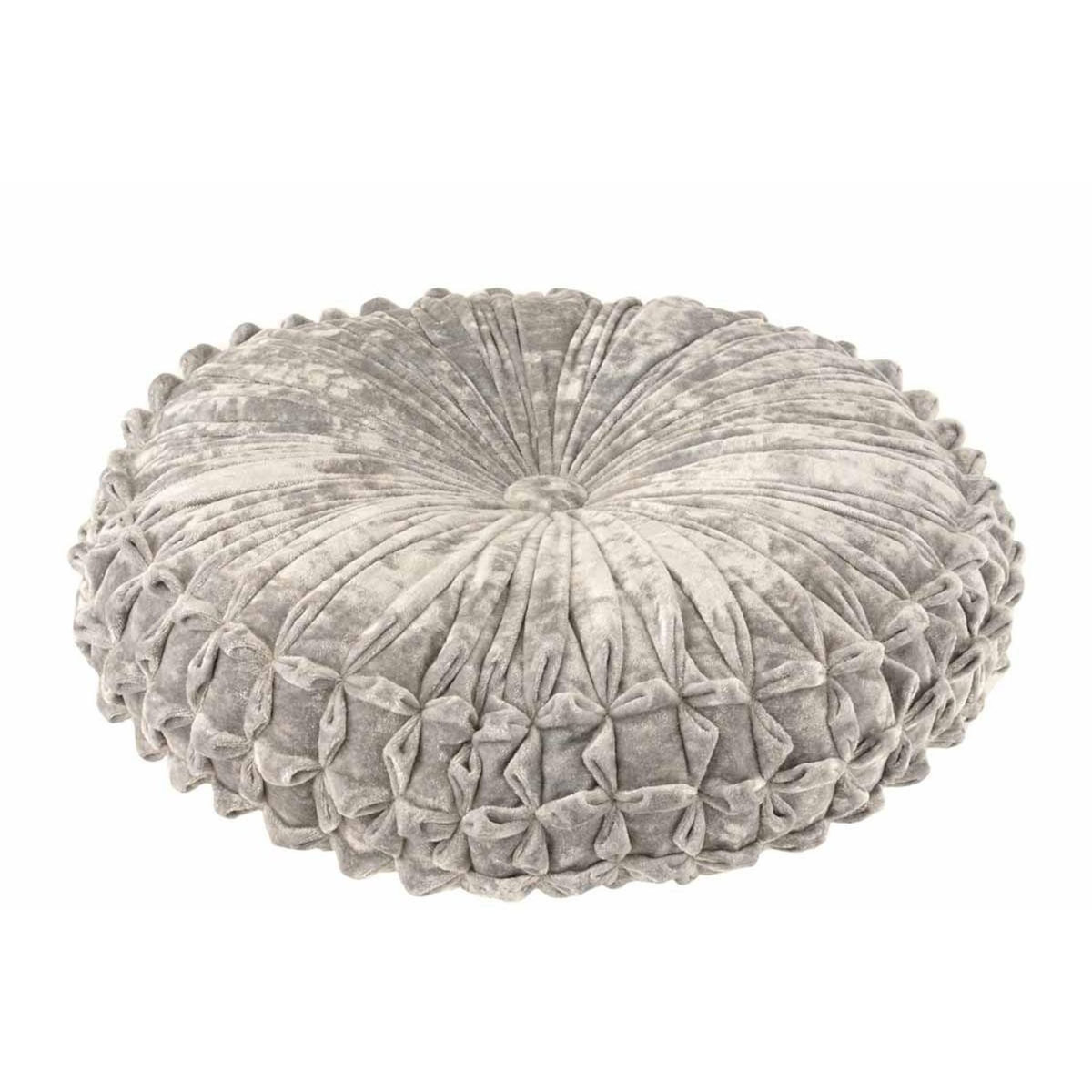 Paris Prix Coussin Rond Design  Viva  43cm Argent