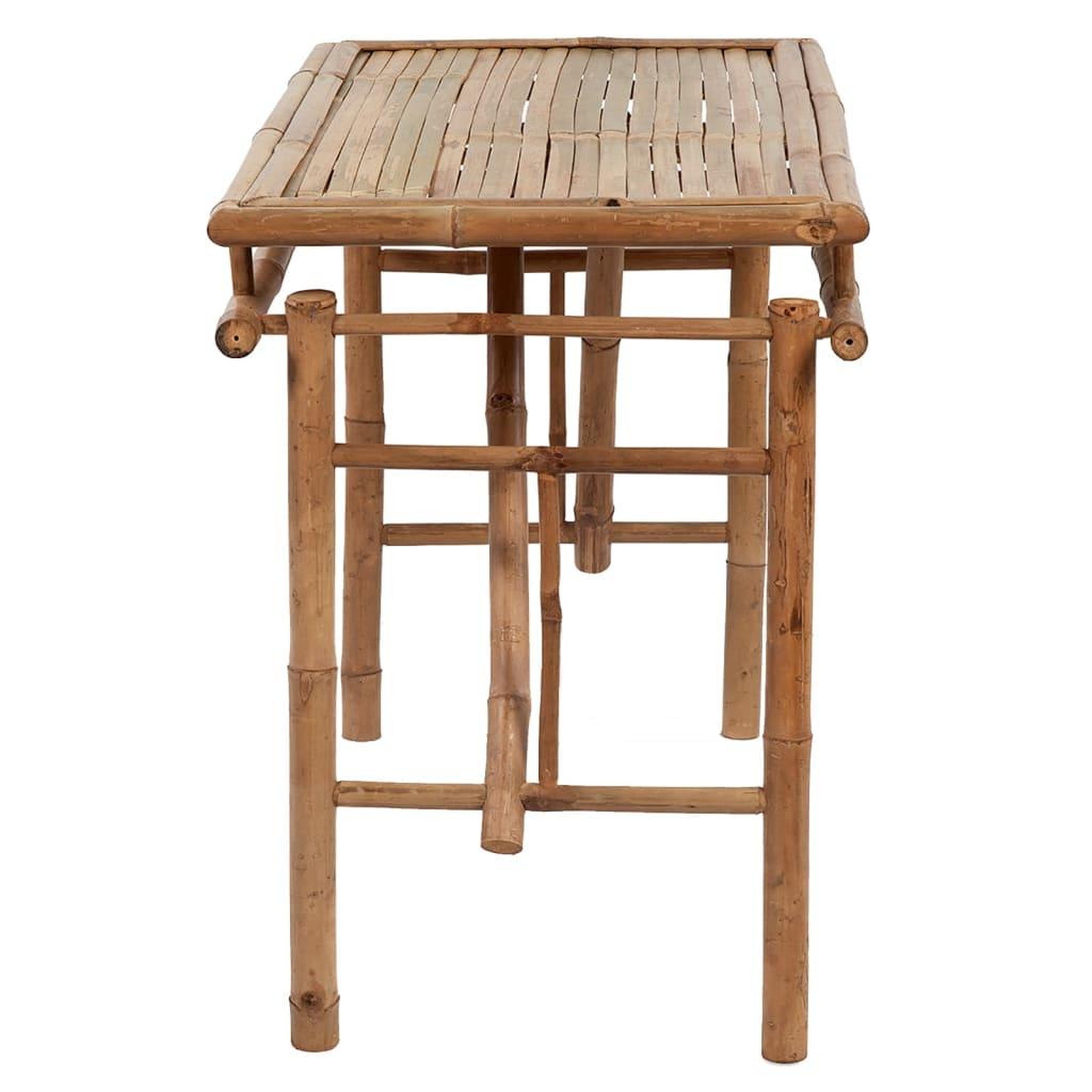 Voir la diapositive 3 : VIDAXL Table de jardin pliable 115x50x75 cm Bambou