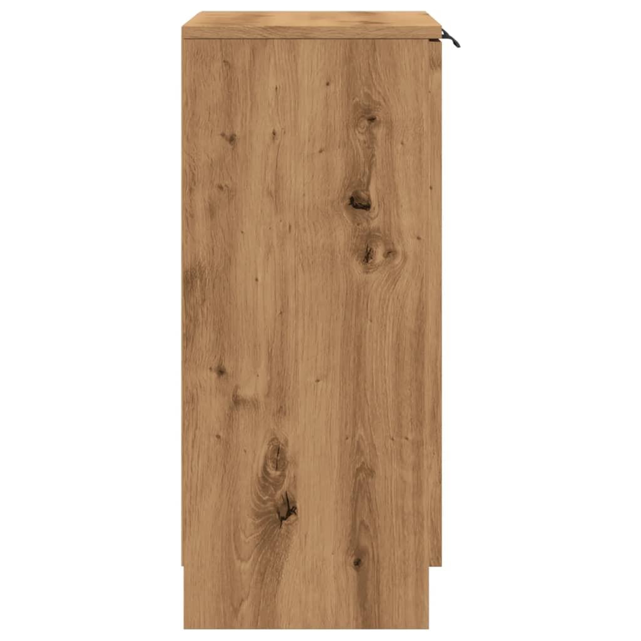Voir la diapositive 5 : VIDAXL Buffet chene artisanal 60x30x70 cm bois d'ingenierie