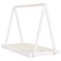 Voir la diapositive 3 : VIDAXL Cadre de lit pour enfant blanc 80x160 cm bois de pin massif