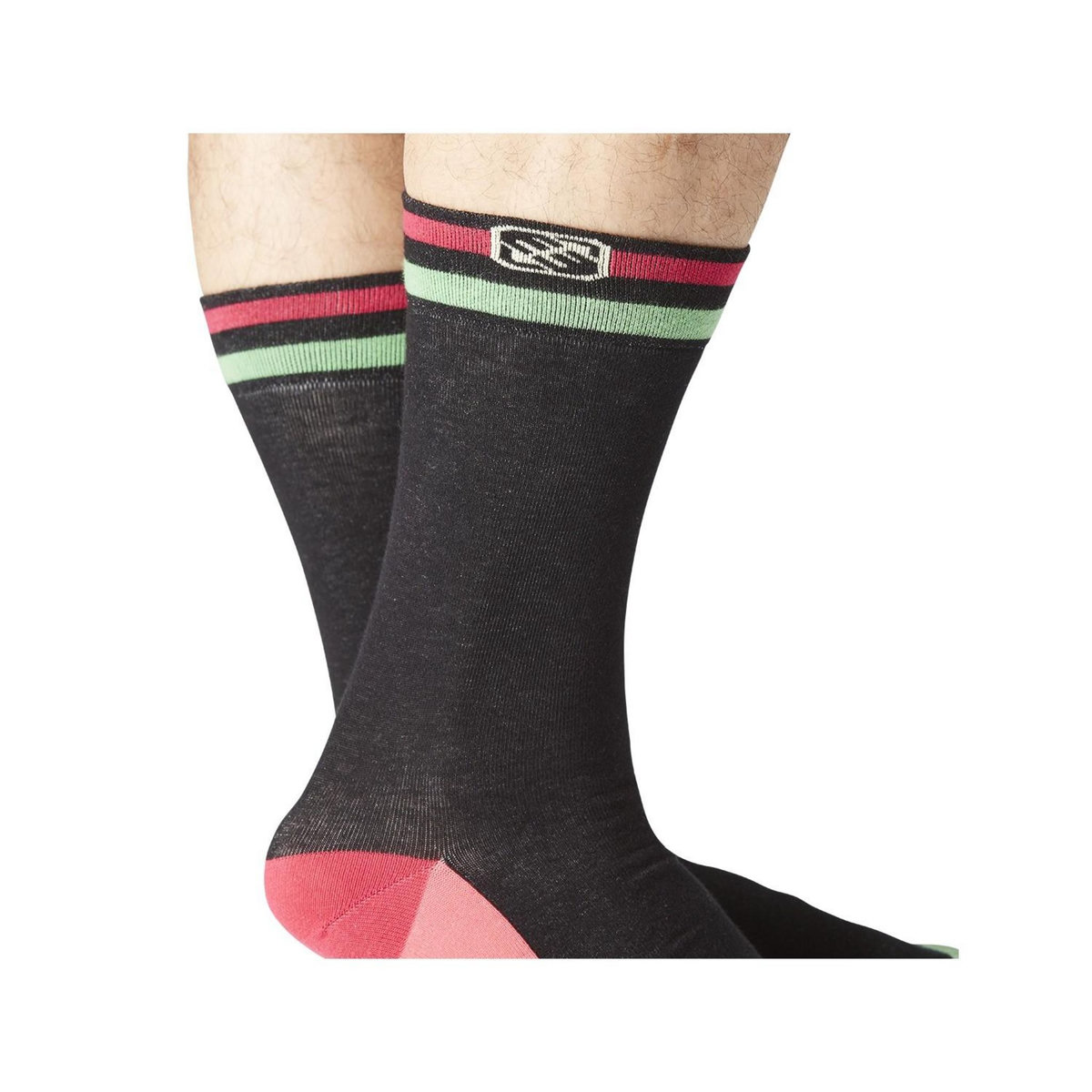 FREEGUN Lot de 4 Paires de Chaussettes de ville homme Fantaisie Fruts