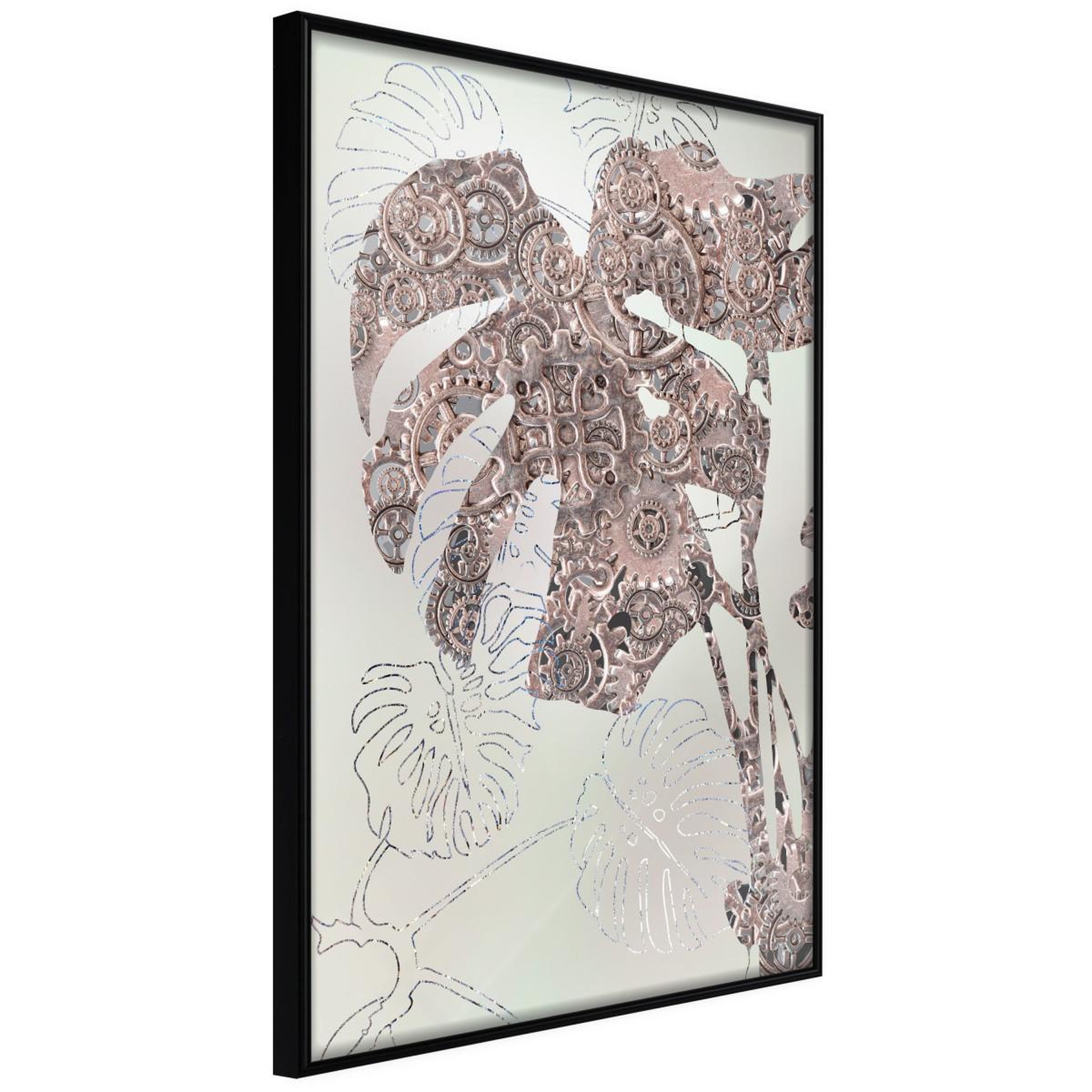 Paris Prix Affiche murale encadrée  ornamented monstera