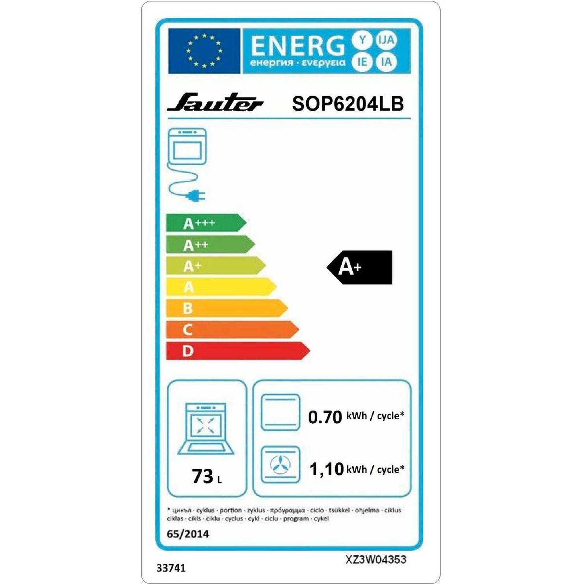 Voir la diapositive 6 : Sauter Four encastrable SOP6204LB