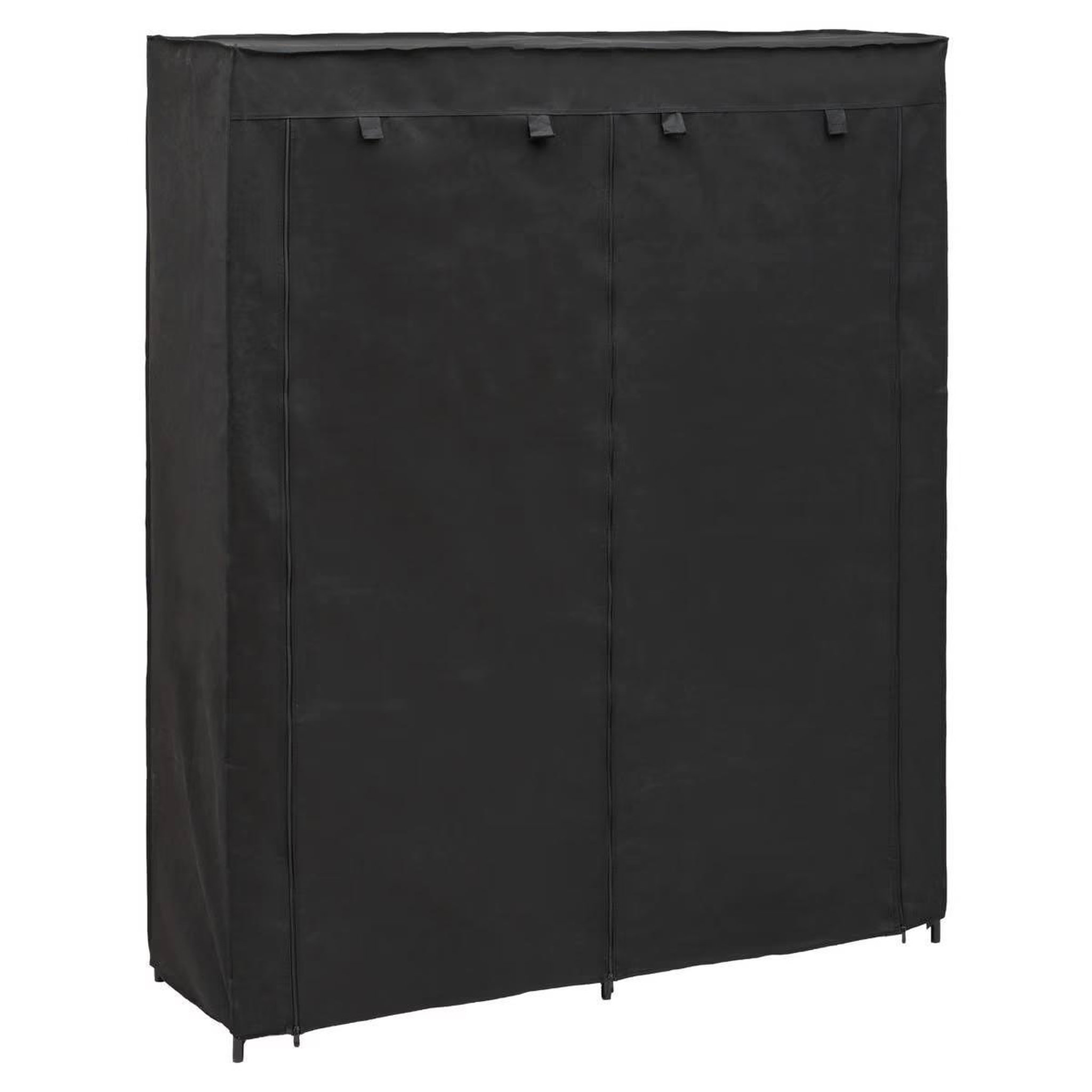 Voir la diapositive 2 : FIVE Penderie double 1 étagère  dressy  140cm noir