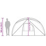 Voir la diapositive 6 : VIDAXL Tente de cabine familiale 6 personnes gris orange impermeable
