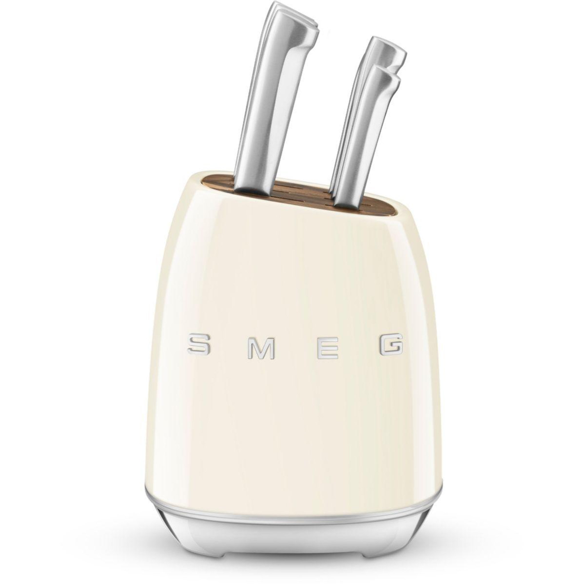 SMEG Bloc couteaux 6 pcs multi-usages crème