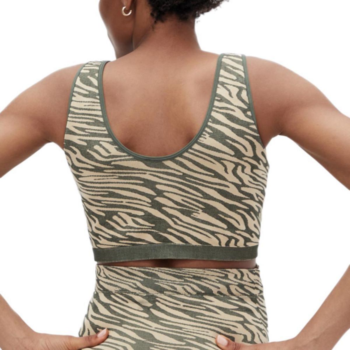 MAMALICIOUS Brassière /Kaki Femme Mamalicious Active