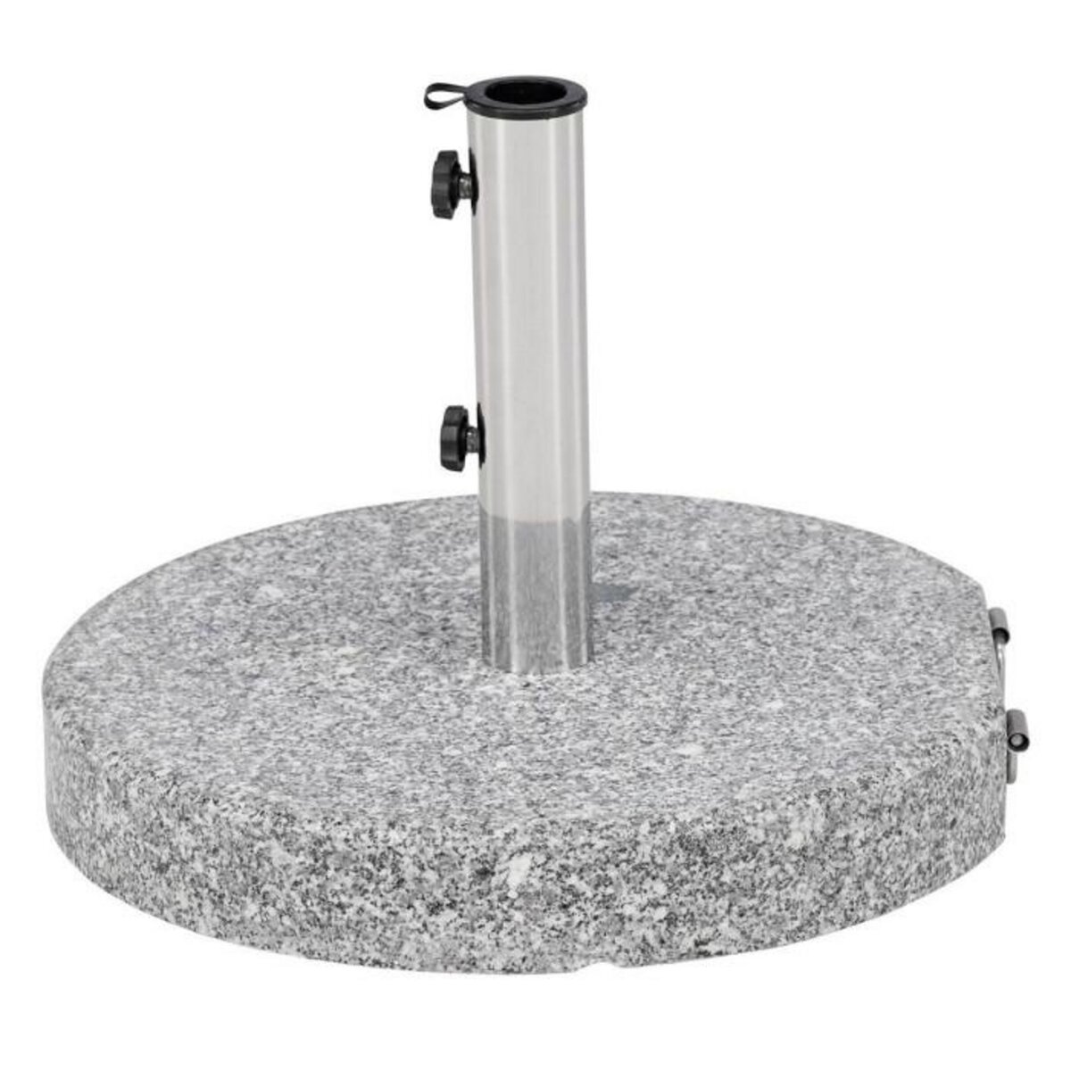 Paris Prix Pied de Parasol Moucheté Rond  Stathera  50cm Gris