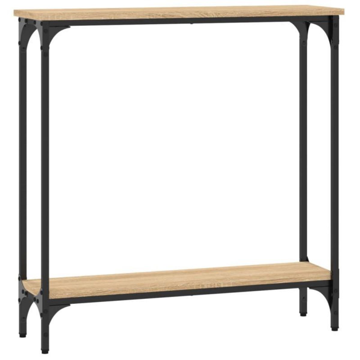 VIDAXL Table console chêne sonoma 75x22,5x75 cm bois d ingénierie