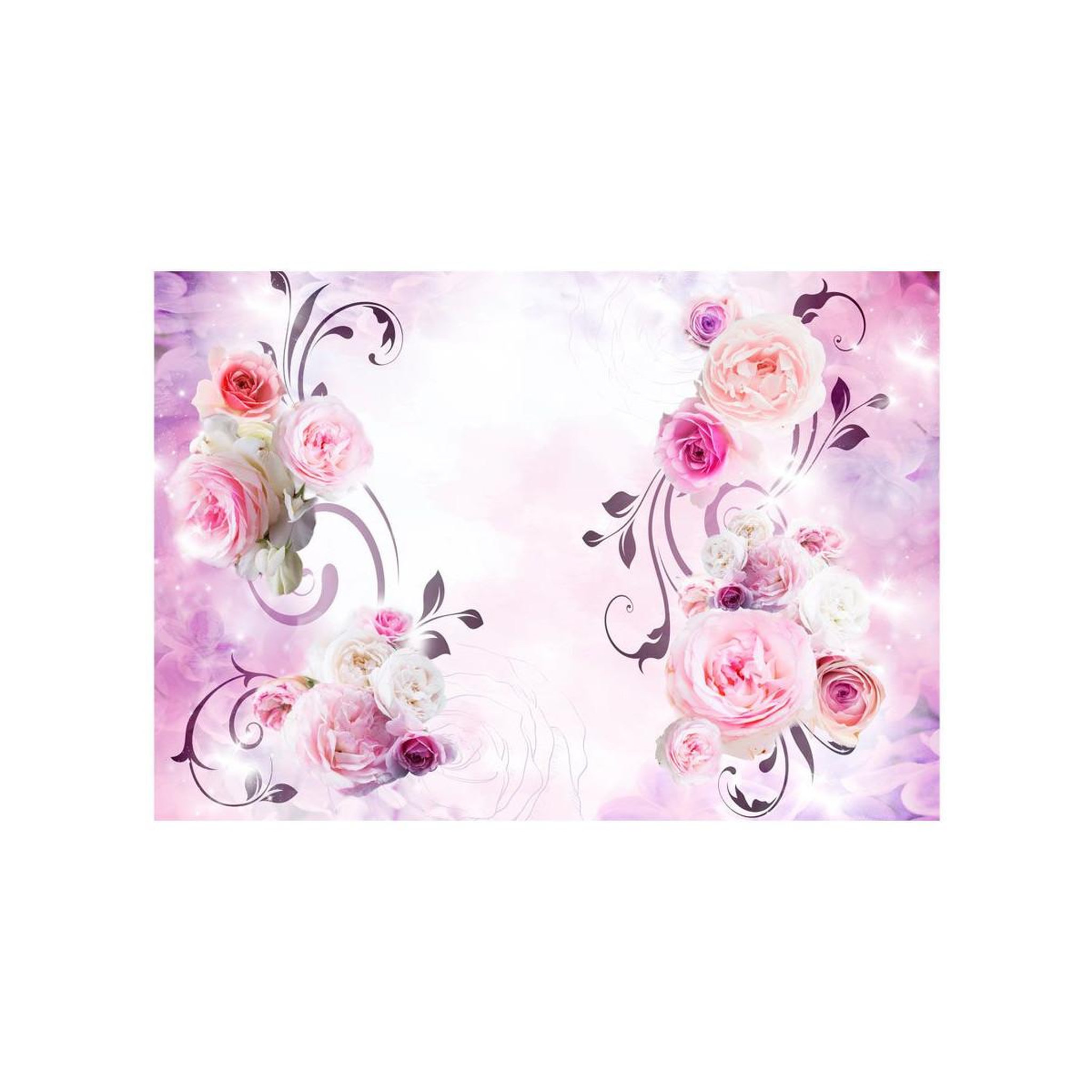 Voir la diapositive 2 : Paris Prix Papier peint  rose variations