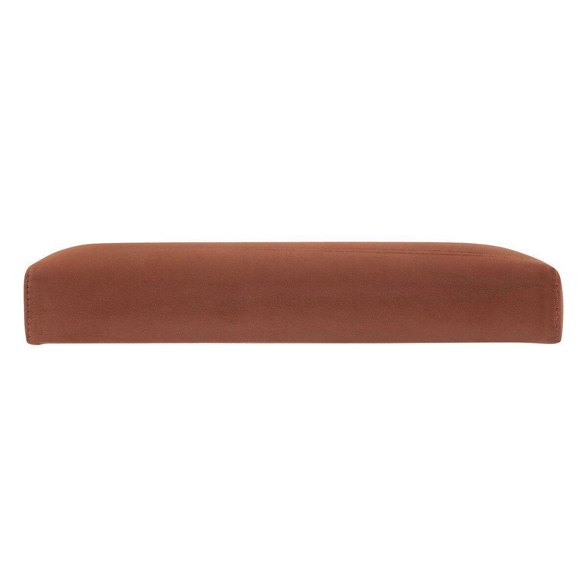 Voir la diapositive 3 : ATMOSPHERA Pouf pliant en velours  trend tess  38cm ambre
