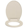 Voir la diapositive 4 : VIDAXL Siege de toilette a fermeture en douceur Abricot Ovale