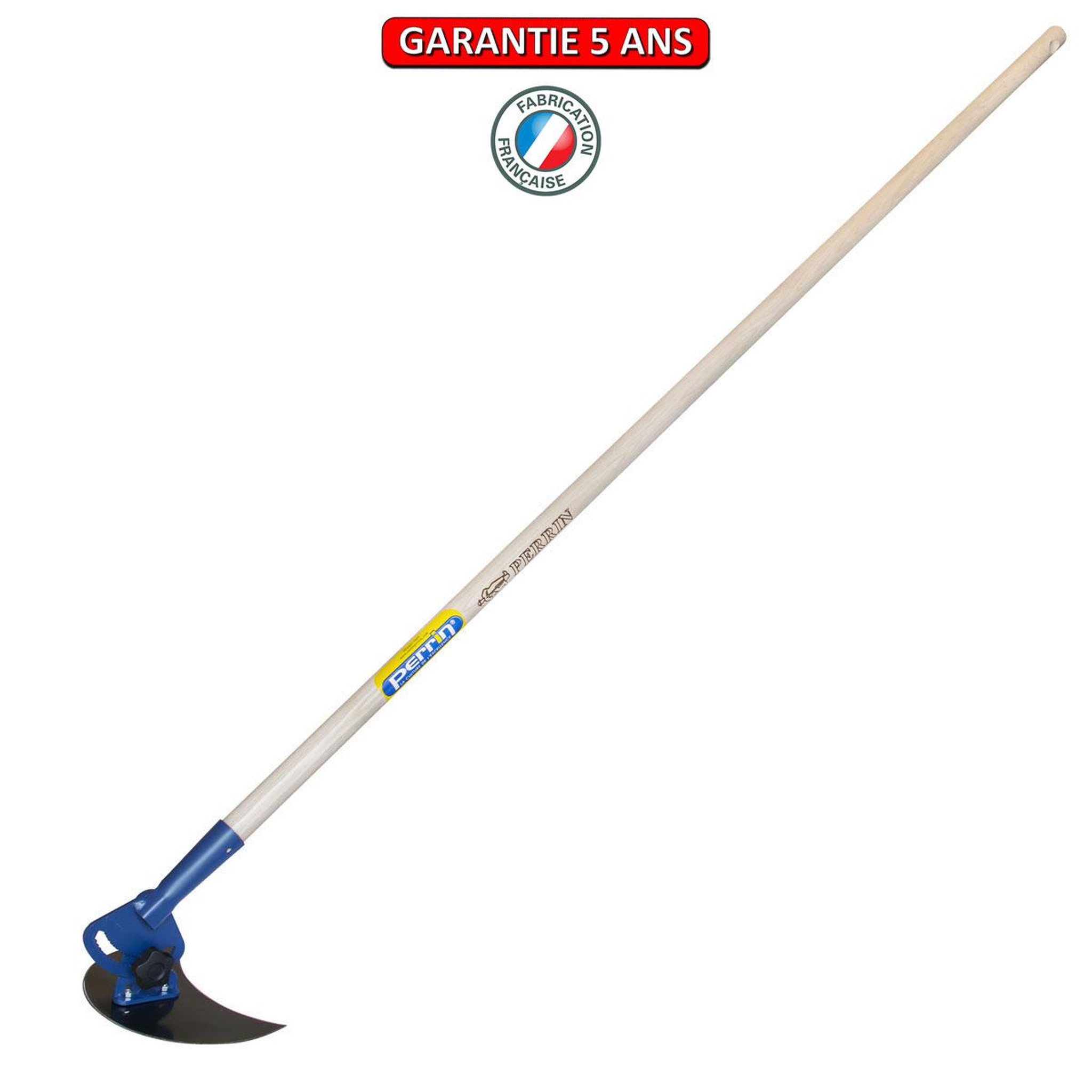 OUTILS PERRIN Bineuse 3 lames - manche bois 150 cm - outil de désherbage