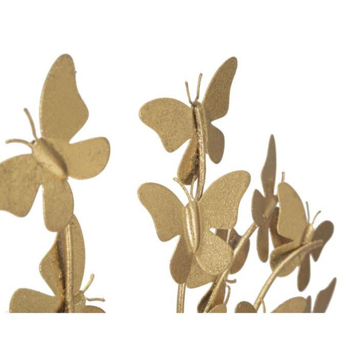 Paris Prix Arbre Déco en Métal  Papillons  31cm Or