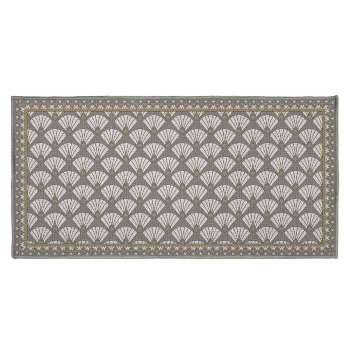 Paris Prix Tapis Déco  Art Déco Chic  50x120cm Gris