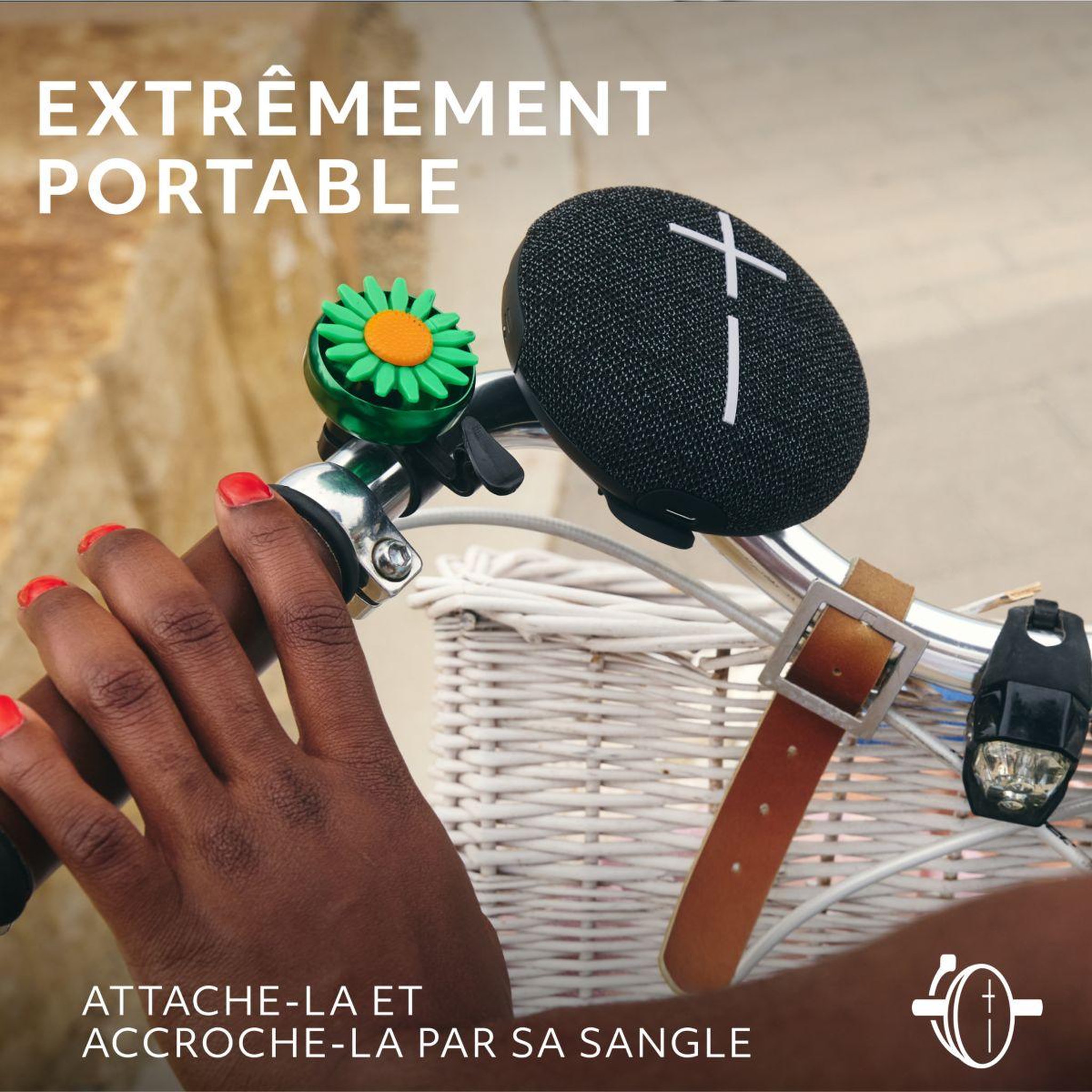 Voir la diapositive 2 : Ultimate ears Enceinte portable MINIROLL Noir