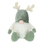 Paris Prix Statuette Déco Lutin  Cerf  45cm Vert & Beige