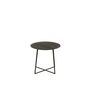 Voir la diapositive 2 : Paris Prix Table d'Appoint en Teck  Lucille  45cm Noir