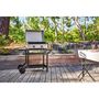 Voir la diapositive 4 : FORGE ADOUR Couvercle plancha INOX MODERN 60 CHARNIERES