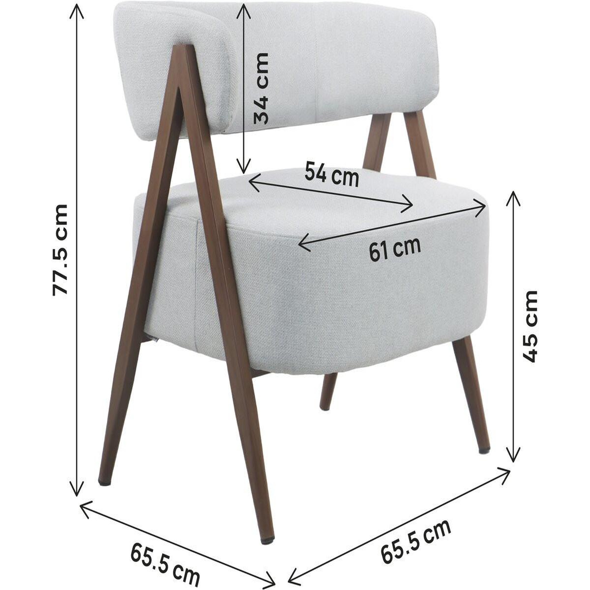 Voir la diapositive 3 : Habitat et Jardin Fauteuil avec structure imitation bois  astra  - gris clair