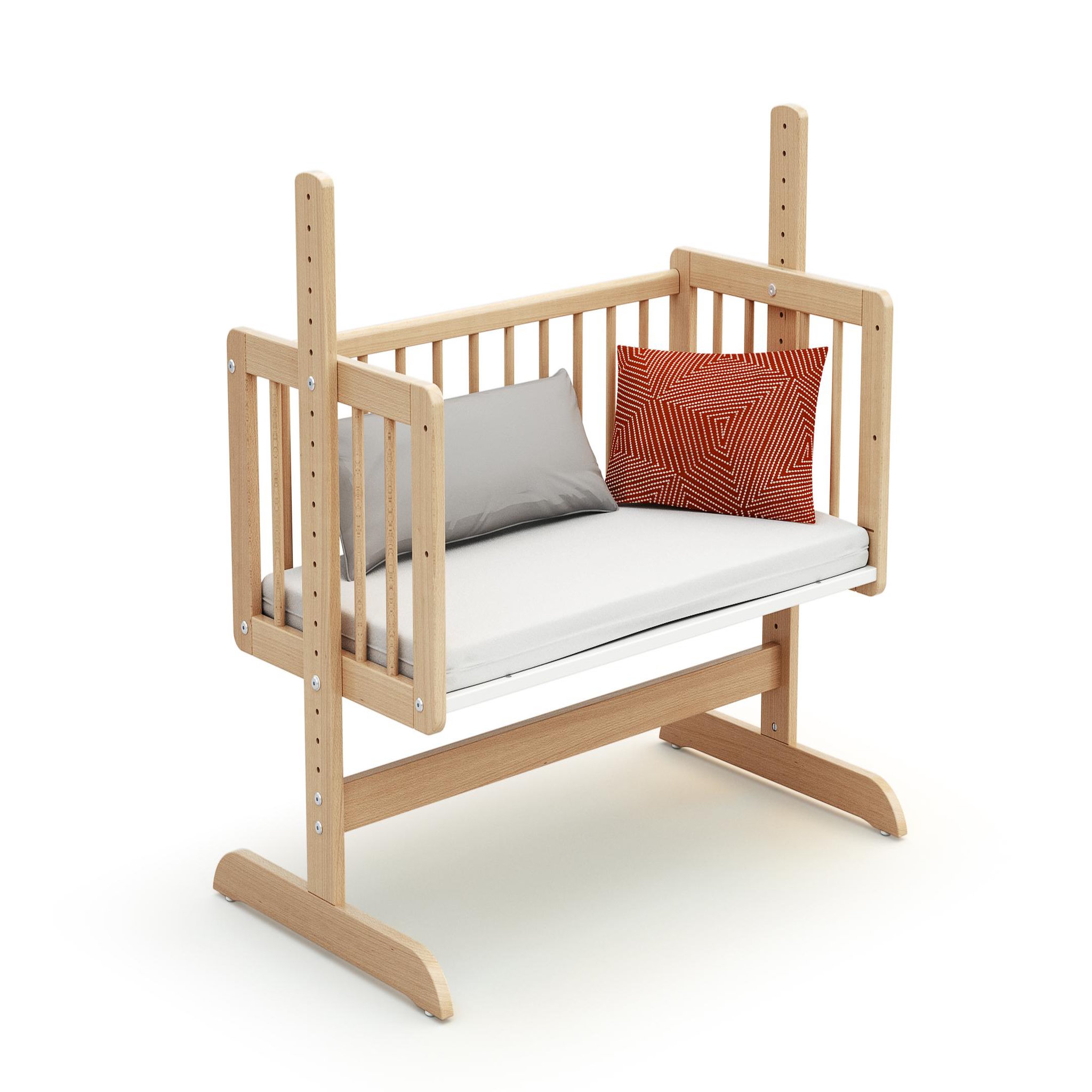 Voir la diapositive 4 : AT4 Berceau cododo évolutif ESSENTIEL en bois