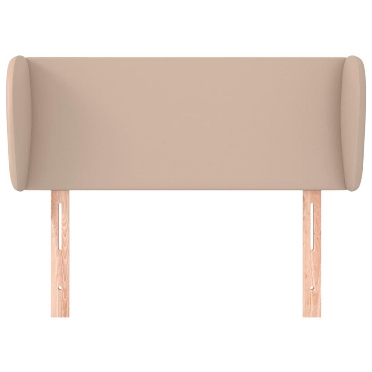 VIDAXL Tete de lit avec oreilles Cappuccino 103x23x78/88 cm Similicuir