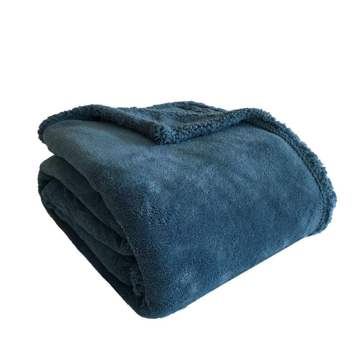 ACTUEL Couverture unie bi-matière en polyester 240g/m² HOLIDAYS