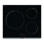 Voir la diapositive 3 : BRANDT Plaque de cuisson induction - BRANDT - 3 zones - L60 cm - TI364B - 7200 W - Noir