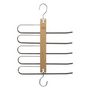 Voir la diapositive 1 : FIVE Cintre 5 Pantalons  Dressing  48cm Gris Foncé